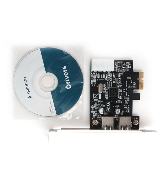 Контроллер USB Gembird SPCR-01, в PCI, порты: 2 внешн. USB 3.0