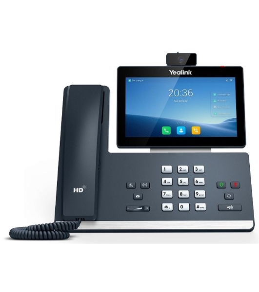 Телефон YEALINK SIP-T58W with camera, видеотерминал, Android, WiFi, Bluetooth, GigE, CAM50, без БП, шт