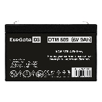 Аккумуляторная батарея ExeGate DTM 609 (6V 9Ah, клеммы F1), фото5