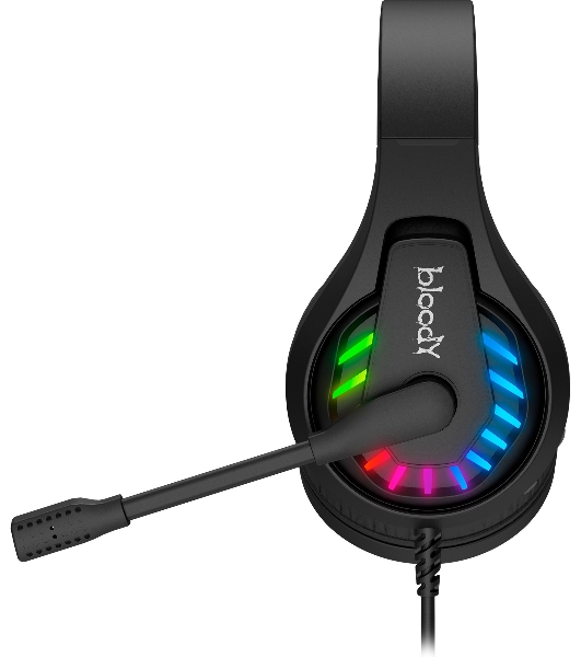 Гарнитура Bloody G230P чёрный, проводная, USB, подсветка