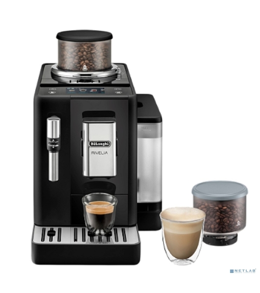 Кофемашина автоматическая Delonghi EXAM440.35.B черный, исп. кофе - молотый/зерновой 1,4 л, 1450 Вт, 19 Бар
