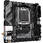 Материнская плата GIGABYTE B650I AX, AM5, AMD B650, 2xDDR5, 2xSATA, 1xM.2, 1xPCIe 4.0 x16, 1xHDMI, 1xDP, 1x2.5Gb LAN, Wi-Fi 6E, Bluetooth 5.3, 1xUSB-C 5Gbps, 1xUSB-A 5Gbps, 3xUSB-A 2.0, 3x3.5 мм, 7.1, ITX, фото9