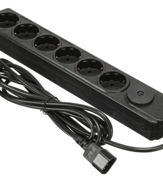 Сетевой фильтр Ippon BK-6-EU-3-10-W 3 м, 6 розеток, белый, коробка