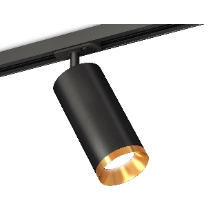 Светильник Ambrella light XT7402101 SBK/PYG черный песок/золото желтое полированное MR16 GU5.3