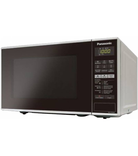 Микроволновая печь Panasonic NN-GT264MZPE серебристый/черный, 20 л, 800 Вт, переключатели - сенсор