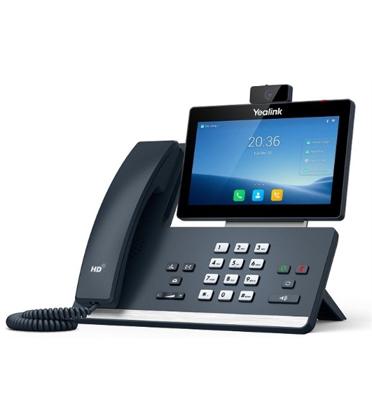 Телефон YEALINK SIP-T58W with camera, видеотерминал, Android, WiFi, Bluetooth, GigE, CAM50, без БП, шт