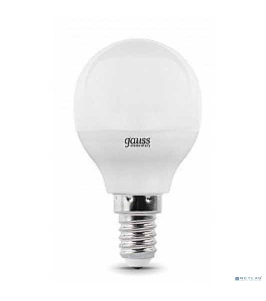 Лампа cветодиодная Gauss LED Elementary Globe 6W E14 2700Kарт.LD53116