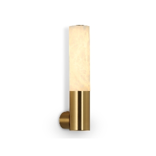 Настенный светильник Ambrella light LH53688 BS/WH латунь/белый 6W 3000K 85*60*300