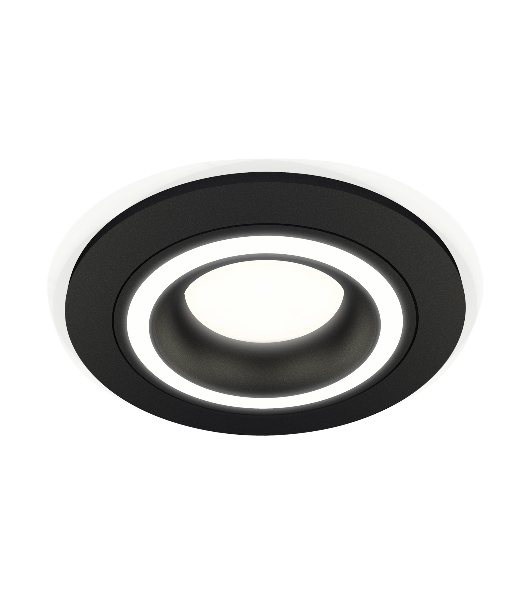 Комплект встраиваемого светильника Ambrella light XC7622040 SBK черный песок MR16 GU5.3 (C7622, N7111)