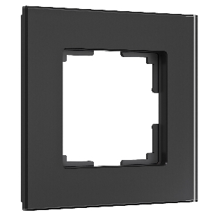 Рамка на 1 пост Senso (черный, стекло soft-touch) W0013108