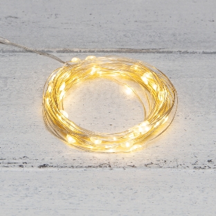 Гирлянда Neon-night 'Роса' 5 м, 50 LED, USB, теплое белое свечение