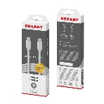 Кабель Type-C - Type-C PD 45W/1m/PVC/белый/ Rexant, фото2