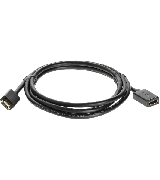 Кабель удлинительный HDMI-19M---HDMI-19F ver 2.0, 2m, TELECOM TCG235MF-2M