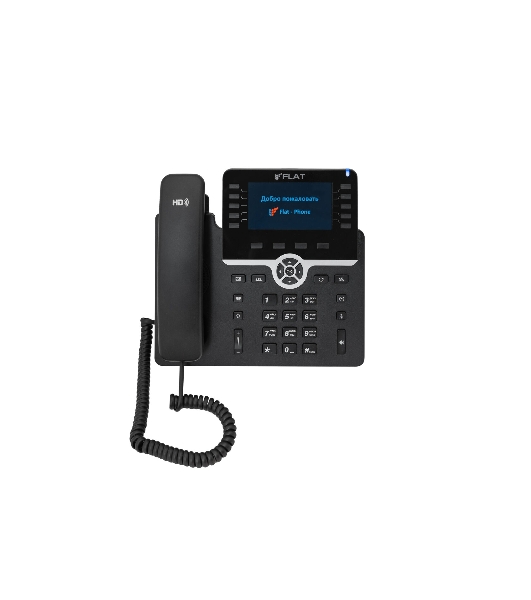 Телефон IP Флат Flat-Phone-B10 черный