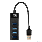 USB-концентратор 4-в-1 ExeGate DUB-4TP (кабель-адаптер USB3.0 --> 4xUSB3.0, Plug&Play, черный), фото5