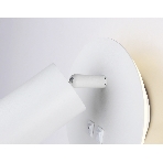Настенный светильник с выключателем Ambrella light FW2462 WH белый GU10 max 12W+LED 4200K 7W D145*150, фото6