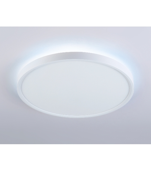 Потолочный светодиодный светильник Ambrella light FZ3001 WH белый IP44 24W+10W 6400+6400К D300*40 (Без ПДУ)