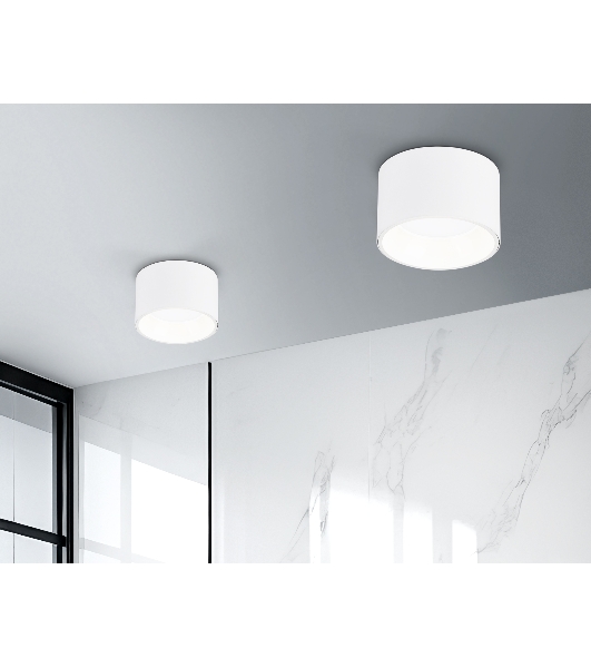 Светильник Ambrella light TN52892 SWH/GWH белый песок/белый глянец GX53 max 12W D97*60