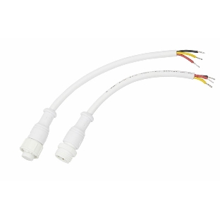 Соединительный кабель Rexant (3pin) герметичный (IP67) 3х0.5мм² белый
