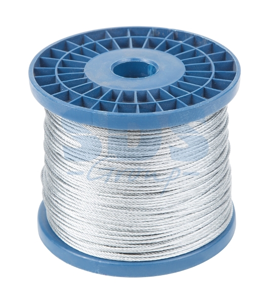 Трос стальной Rexant DIN 3055 (6x7) М3 (бобина 200 м)