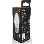 Лампа светодиодная Gauss 7Вт цок.:E27 свеча 220B 3000K св.свеч.бел.теп. (упак.:10шт) (103102107), фото3