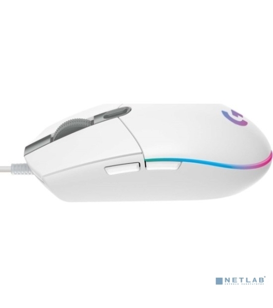 Мышь проводная Logitech G102 LIGHTSYNC белый, 8000 dpi, USB, кнопки - 6