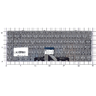 Клавиатура для ноутбука HP Pavilion 14-DV 14-DW серебристая