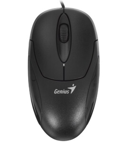 Мышь проводная Genius XScroll V3 черный, 1000 dpi, USB, кнопки - 3