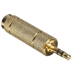 Аудио переходник Cablexpert A-35M-63F, Jack3.5(M) на Jack6.3(F) стерео, золотой, пакет, фото5