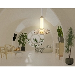 Подвесной светодиодный светильник Ambrella light LH31001 BS/TI латунь/янтарь 10W 3000K 150*150*240, фото3