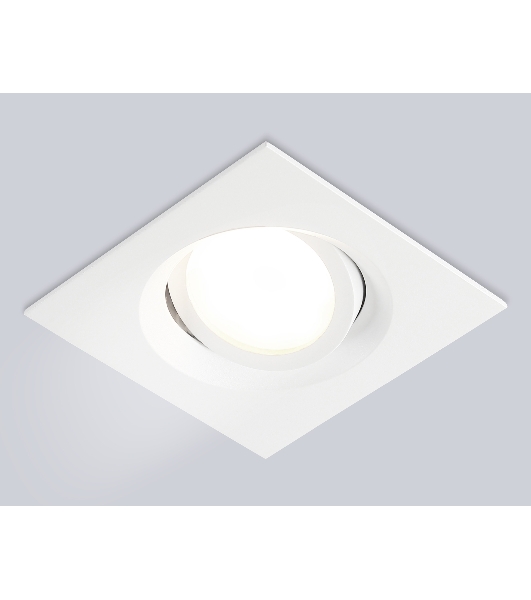 Встраиваемый поворотный точечный светильник Ambrella light TN102743 WH белый IP20 GU5.3 95*95*25