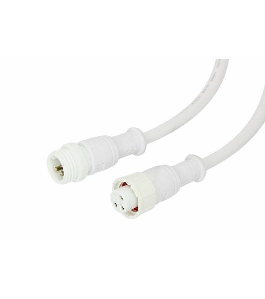 Соединительный кабель Rexant (3pin) герметичный (IP67) 3х0.5мм² белый