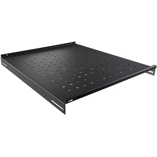 Полка стационарная NTSS NTSS-FS-800-BL 1U нагр.:60кг. 19' 550мм черный (упак.:1шт)