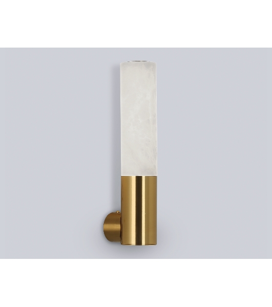 Настенный светильник Ambrella light LH53688 BS/WH латунь/белый 6W 3000K 85*60*300
