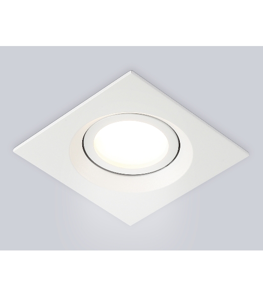 Встраиваемый поворотный точечный светильник Ambrella light TN102743 WH белый IP20 GU5.3 95*95*25