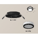 Комплект встраиваемого светильника Ambrella light XC7622041 SBK/FR черный песок/белый матовый MR16 GU5.3 (C7622, N7121), фото 1