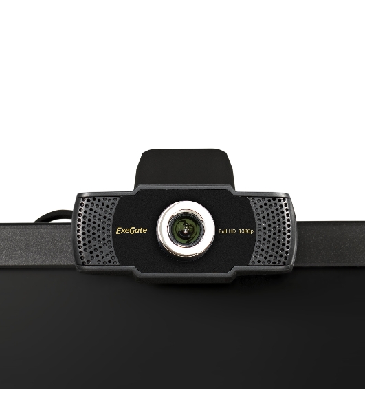 Веб-камера ExeGate BusinessPro C922 FullHD 1920x1080, 30 кадр/с, USB Type-A, микрофон (шумоподавление), универсальное крепление