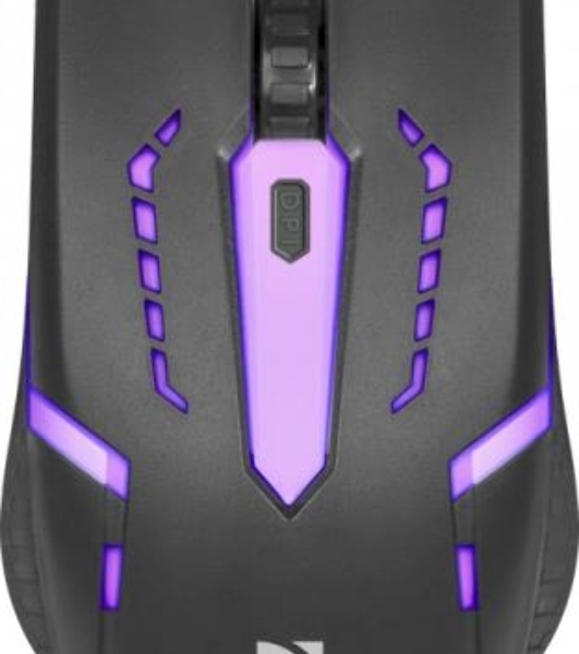 Мышь проводная Defender Flash MB-600L черный, 1200 dpi, USB, кнопки - 4