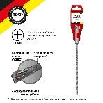 Бур по бетону Kranz 8x210x150 мм крестовая пластина SDS PLUS, фото3