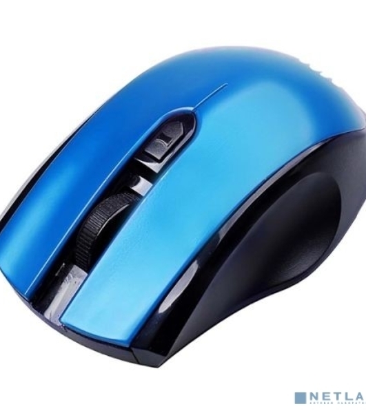Мышь беспроводная Acer OMR031 черный/синий, 1600 dpi, радиоканал, USB, кнопки - 4