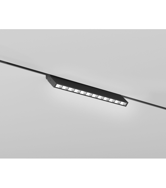 Трековый светильник GL2360 BK черный IP20 10W 3CCT 3000-6400K 48V 200*10*73