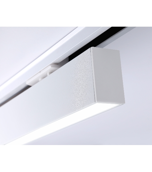 Трековый однофазный светильник Ambrella light GL6763 WH белый LED 12W 4200K 300*22*48