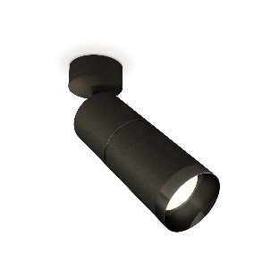 Светильник Ambrella Light XM6313011 SBK/PBK черный песок/черный полированный MR16 GU5.3 (A2210, C6302, A2061, C6313, N6131)