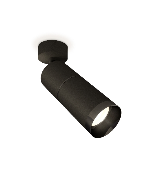 Светильник Ambrella Light XM6313011 SBK/PBK черный песок/черный полированный MR16 GU5.3 (A2210, C6302, A2061, C6313, N6131)