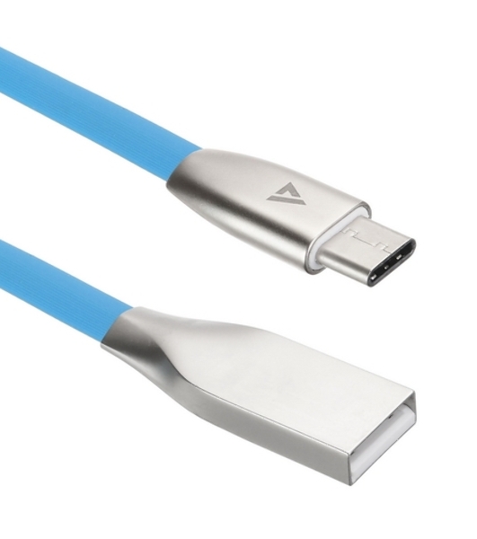 Кабель USB ACD-Infinity Type-C ~ USB-A TPE, 1.2м, синий