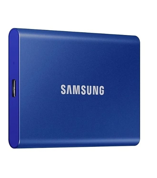 Внешний SSD Samsung T7, 1TB, USB 3.2 Gen 2 Type-C, R/W 1050/1000, синий
