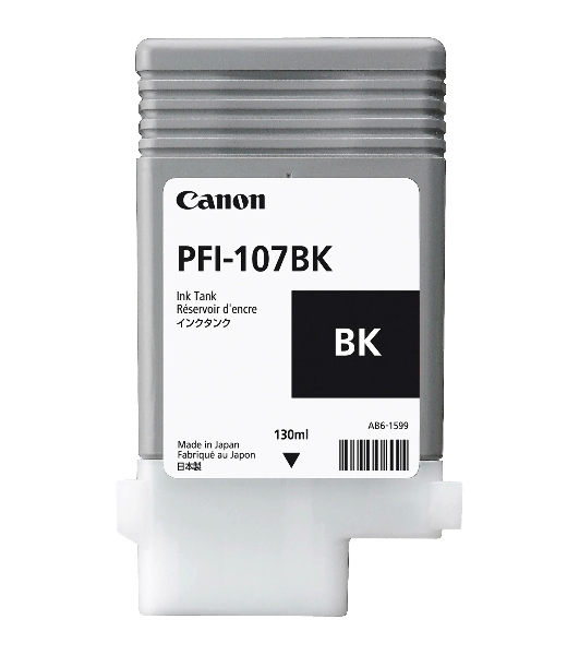 Картридж струйный Canon PFI-107BK (6705B001) черный (130 мл) для Canon iP F680/685/780/785