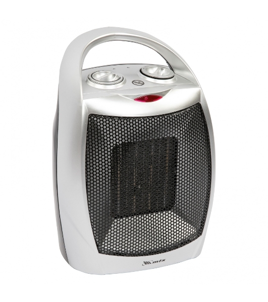 Тепловентилятор MTX FHC-1500, серый, 750/1500 Вт, 15 м2, термостат