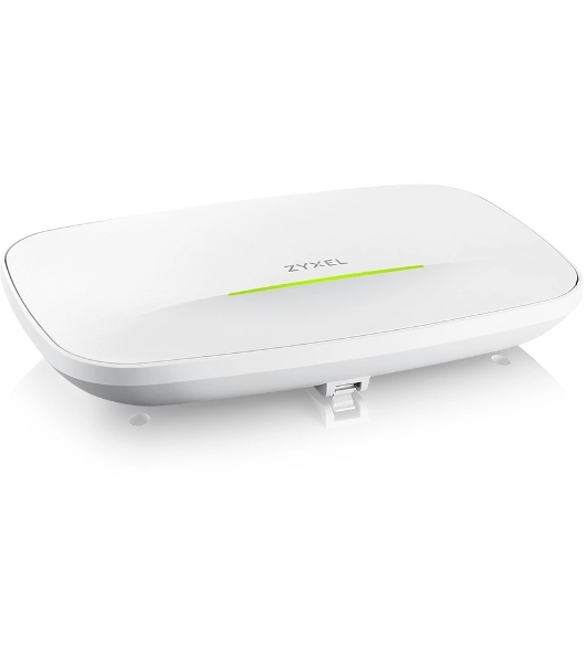 Точка доступа Zyxel NebulaFlex NWA130BE, WiFi 7, 802.11a/b/g/n/ac/ax/be (2,4 и 5 ГГц), MU-MIMO, антенны 2x2, до 688+4320 Мбит/с, 2xLAN 2.5GE, PoE