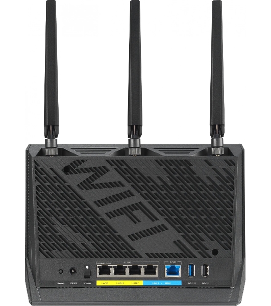 Маршрутизатор ASUS RT-BE86U, черный/красный, 90IG08W0-MO9A0V